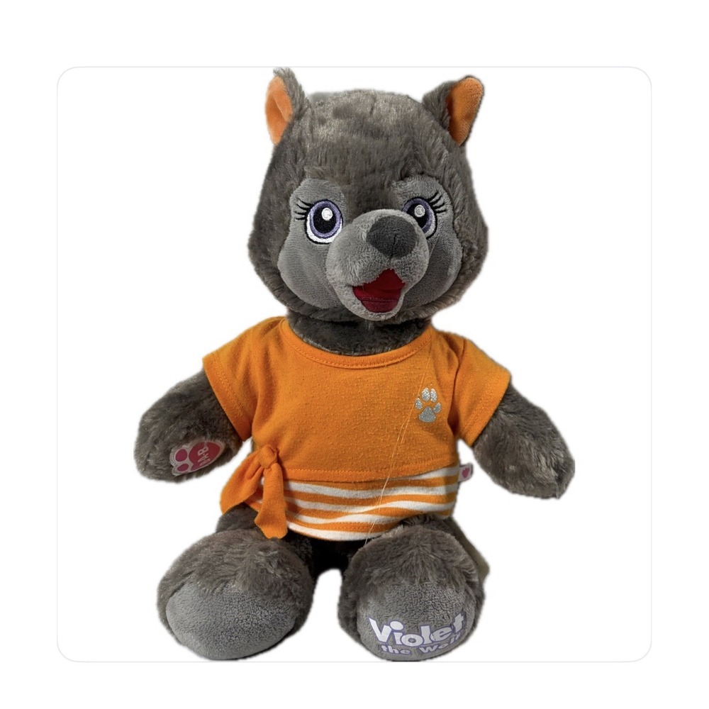 Build a Bear BAB Great Wolf Lodge Violet 026610. 2019 Plush & Outfit‎ Wolf cubs